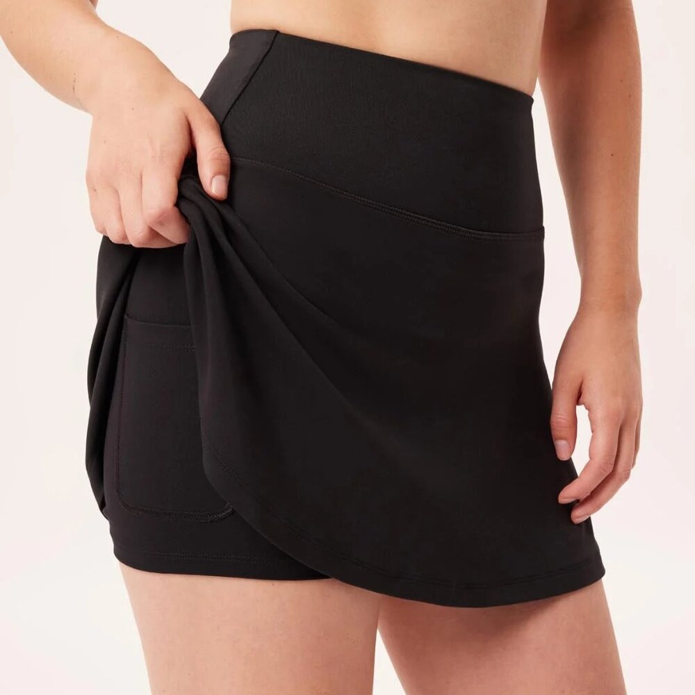 Girlfriend Collective Float Ultralight Skort in Black Small‎ NWT - Picture 3 of 13